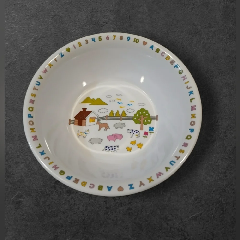 Farm Style Child's Dinnerware Set 4 Piece